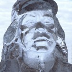STOR-ERIK, art direction/ice sculpture for the movie Pistvakt. Height: 2 meter